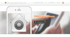 Desktop Screenshot of deblocage-apple-iphone.com