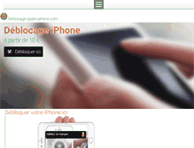 Tablet Screenshot of deblocage-apple-iphone.com